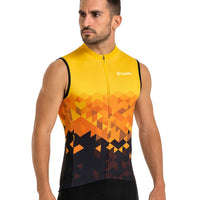 Maillot Cyclisme sans manches jaune Eski