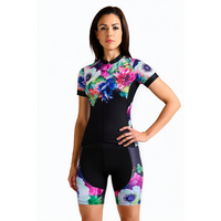 Tenue Vélo de Route Noire - Flowers+