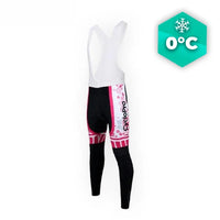 COLLANT CYCLISTE POUR FEMMES HIVER - FLORIS+ Collant automne femme CycloPro Avec XS