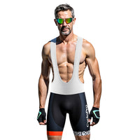 cuissard cycliste homme pulsation orange