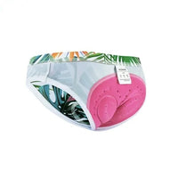 CULOTTE FLEURS HAWAÏENNES VTT/CYCLISME ABSOR+ - FEMME Culotte absorbe chocs I*Love*Cycling Store XL