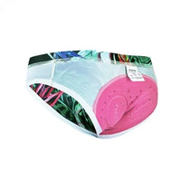 CULOTTE FLEURS TROPICALES VTT/CYCLISME ABSOR+ - FEMME Culotte absorbe chocs I*Love*Cycling Store M