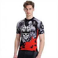 Maillot Cyclisme Route - Squelette