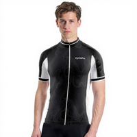 Maillot Cyclisme Route Noir - Fluidity+