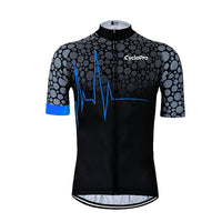 Maillot de cyclisme Bleu - Pulsation+ Maillot court cyclisme GT-Cycle Outdoor Store Bleu S