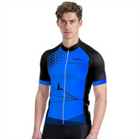 Maillot de Cyclisme Mont Ventoux Bleu - Performance