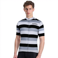 Maillot de cyclisme Noir et Blanc - Évasion+