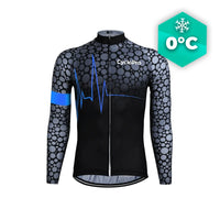 MAILLOT LONG DE CYCLISME BLEU - HIVER - PULSATION+ Maillot thermique homme GT-Cycle Outdoor Store S