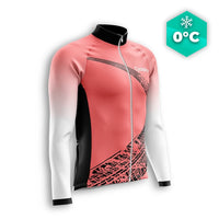 MAILLOT LONG DE CYCLISME HIVER ROUGE - TRACE+ Maillot thermique homme GT-Cycle Outdoor Store S