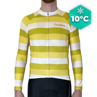 MAILLOT LONG DE CYCLISME JAUNE - AUTOMNE - ÉVASION+ Maillot long pour homme GT-Cycle Outdoor Store S