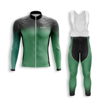 TENUE CYCLISTE AUTMNE HOMME VERTE - DIMENSION+ tenue cyclisme homme CycloPro XS