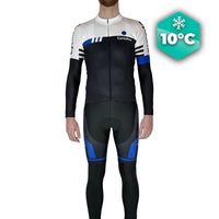 Tenue cycliste Automne Bleue et blanche - Pro+ tenue de cyclisme automne GT-Cycle Outdoor Store Avec XS