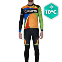 Tenue cycliste Automne multi-couleurs - Mosaïque+ Tenue de cyclisme automne homme GT-Cycle Outdoor Store Avec XS