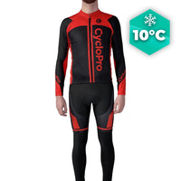Tenue cycliste automne rouge - Flash+ Tenue de cyclisme automne homme GT-Cycle Outdoor Store Rouge - Bretelles XS