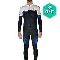 Tenue cycliste hiver Bleue et blanche - Pro+ tenue de cyclisme hiver GT-Cycle Outdoor Store Sans 3XL