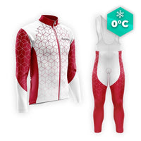 TENUE CYCLISTE HIVER HOMME GRENAT - CUBIC+ tenue cyclisme homme CycloPro XS