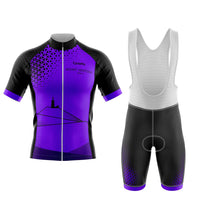tenue cycliste ete ventoux violet