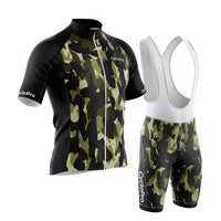 tenue cycliste ete militaro jaune