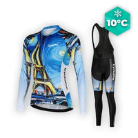 TENUE VÉLO FEMME AUTOMNE - EIFFEL+ tenue de cyclisme CycloPro Avec XS