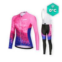 TENUE VÉLO FEMME HIVER - CUBIC+ tenue de cyclisme CycloPro Avec XS