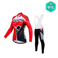 Tenue Vélo Hiver Rouge - Confort+ tenue thermique femme GT-Cycle Outdoor Store Avec XS