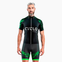 tenue cycliste ete cyclo verte
