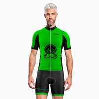 tenue cycliste ete fleur de lage verte
