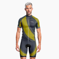 tenue cycliste ete gladiator jaune