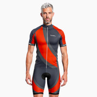 tenue cycliste ete gladiator orange