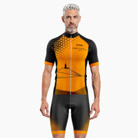 tenue cycliste ete ventoux orange