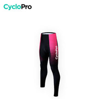 COLLANT CYCLISTE POUR FEMMES AUTOMNE - PINK BUBBLE Collant automne femme CycloPro Sans XL