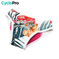 CULOTTE À FLEURS VTT/CYCLISME ABSOR+ - FEMME Culotte absorbe chocs I*Love*Cycling Store