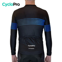 MAILLOT LONG DE CYCLISME BLEU - AUTOMNE - LIBERTY+ Maillot long pour homme GT-Cycle Outdoor Store