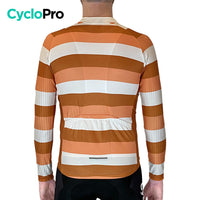 MAILLOT LONG DE CYCLISME ORANGE - HIVER - ÉVASION+ Maillot thermique homme GT-Cycle Outdoor Store