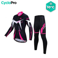 Tenue Vélo Automne Rose - Confort+ tenue automne femme GT-Cycle Outdoor Store Sans bretelles L