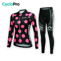 TENUE VÉLO HIVER - PINKY+ tenue automne femme CycloPro Sans XS