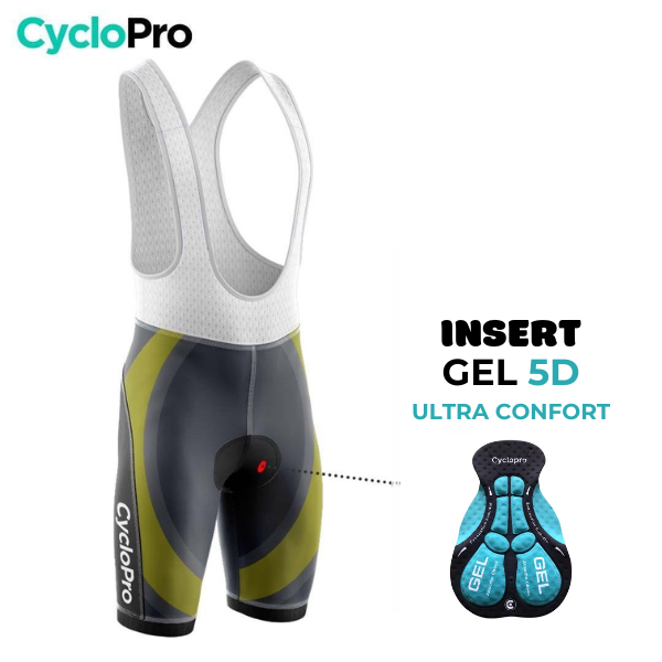 Roupa de ciclismo de homem amarelo - Gladiator+