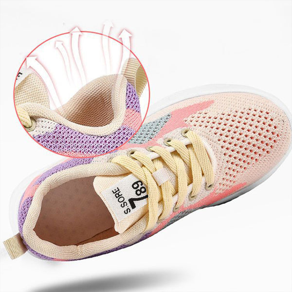 Basket Running Femme Agility rose 1