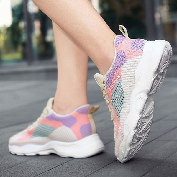 Basket Running Femme Agility rose 2