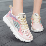 Basket Running Femme Agility rose