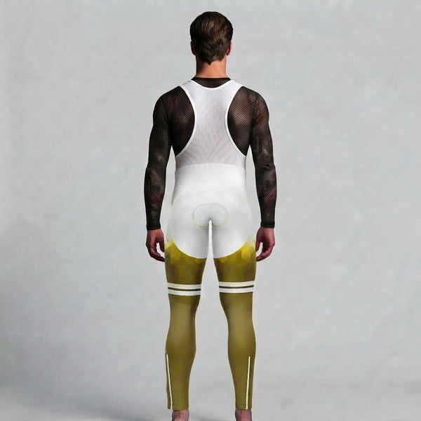 COLLANT CYCLISTE AUTOMNE HOMME JAUNE  CRISTAL 1