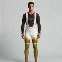 COLLANT CYCLISTE AUTOMNE HOMME JAUNE  CRISTAL