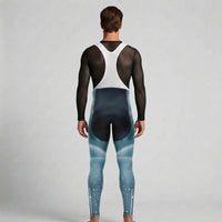 Homem de outono / ciclista azul - neve+