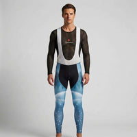 Homem de outono / ciclista azul - neve+