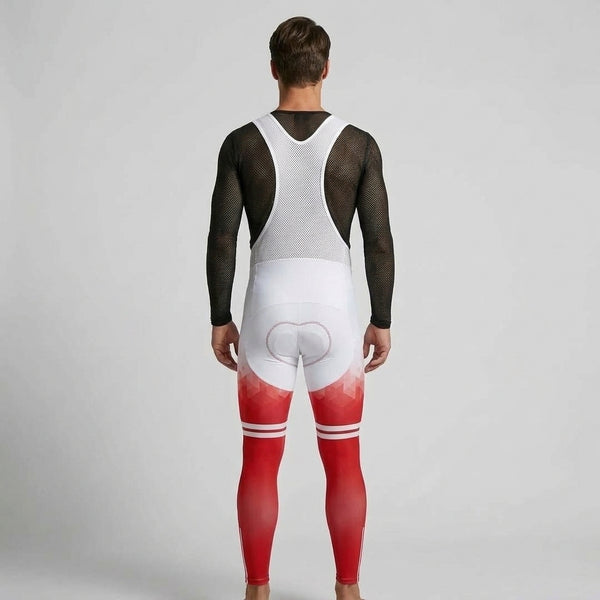 COLLANT CYCLISTE AUTOMNE HOMME ROUGE  CRISTAL 1