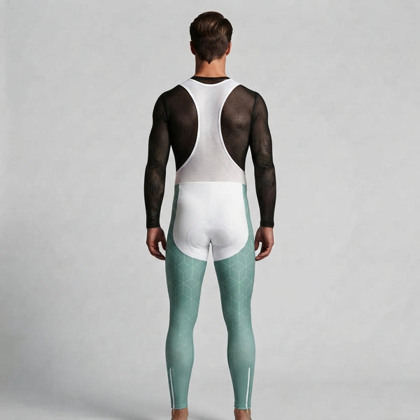COLLANT CYCLISTE AUTOMNE HOMME VERT  CUBIC 1