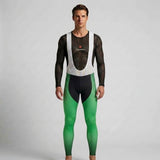 COLLANT CYCLISTE AUTOMNE HOMME VERT  DIMENSION