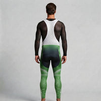 COLLANT CYCLISTE AUTOMNE HOMME VERT SNOW  1