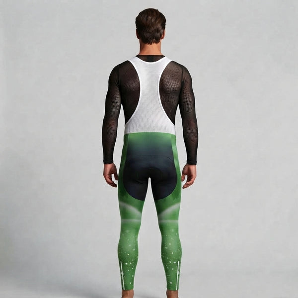 COLLANT CYCLISTE AUTOMNE HOMME VERT SNOW  1