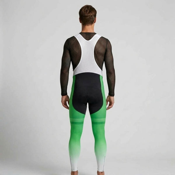COLLANT CYCLISTE AUTOMNE HOMME VERT TRACE 1